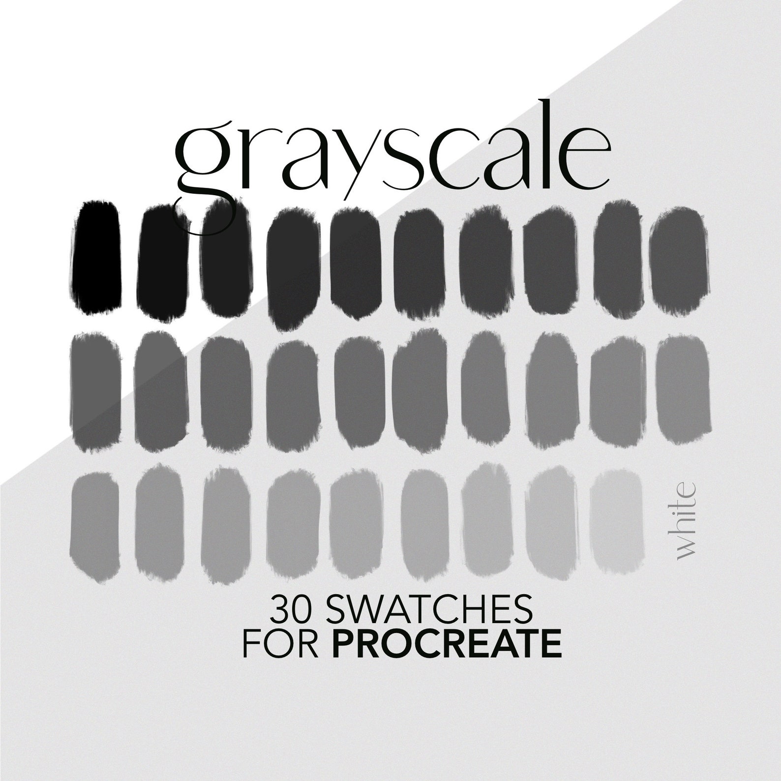 procreate grayscale palette free
