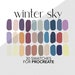 Sky Color Palette Bundle for Procreate and Adobe - Sunset Colors ...