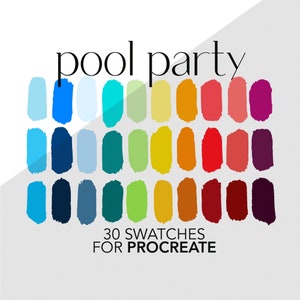 Procreate Color Palette 30 Sommer-Farbpaletten für Illustrator und Photoshop Bild 6