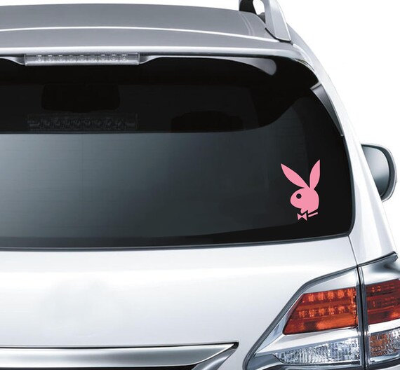 2X Playboy Bunny Logo New Car Window Vinyl Decal Sticker 3" Pick a Color