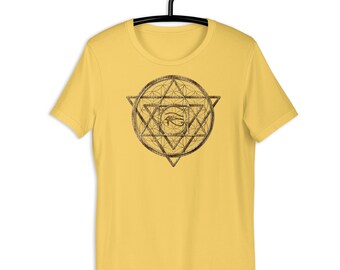 Como arriba, debajo, fusión, camiseta unisex