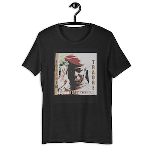 Ibrahim Traore Illustrated Unisex t-shirt