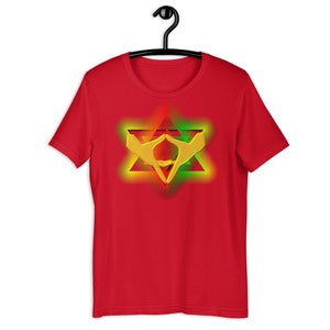 Rastafarian Hand Sign Halie Selassie Unisex t-shirt