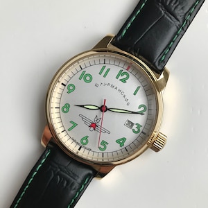 Vintage Sturmanskie POLJOT Wristwatch, USSR Military Pilot Watch