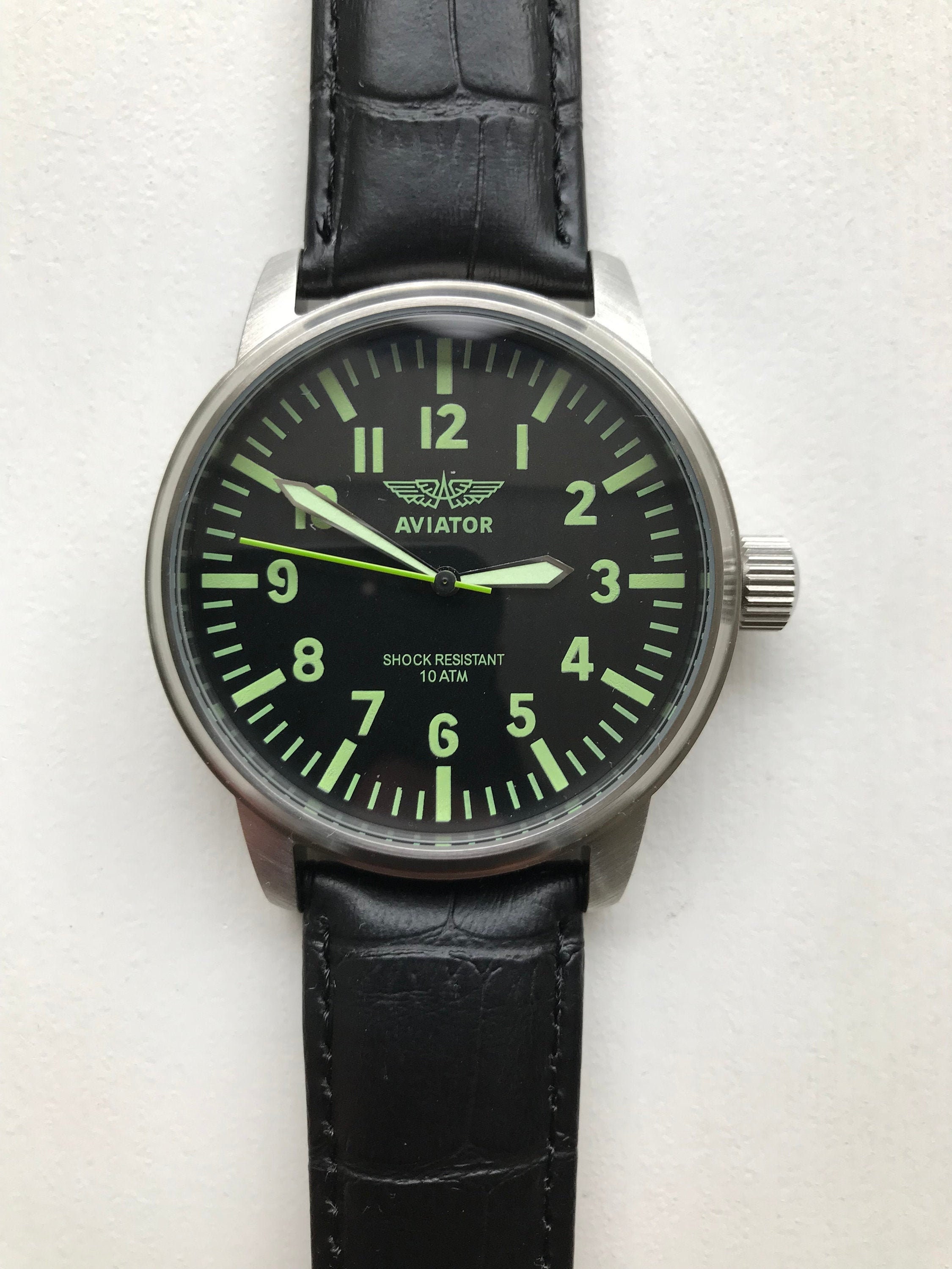 POLJOT Aviator Vintage Wrist Watch Ussr Military Pilot Watch Soviet Mechanical Watch USSR Mens Watch Gift for Him Watch Military Etsy Canada