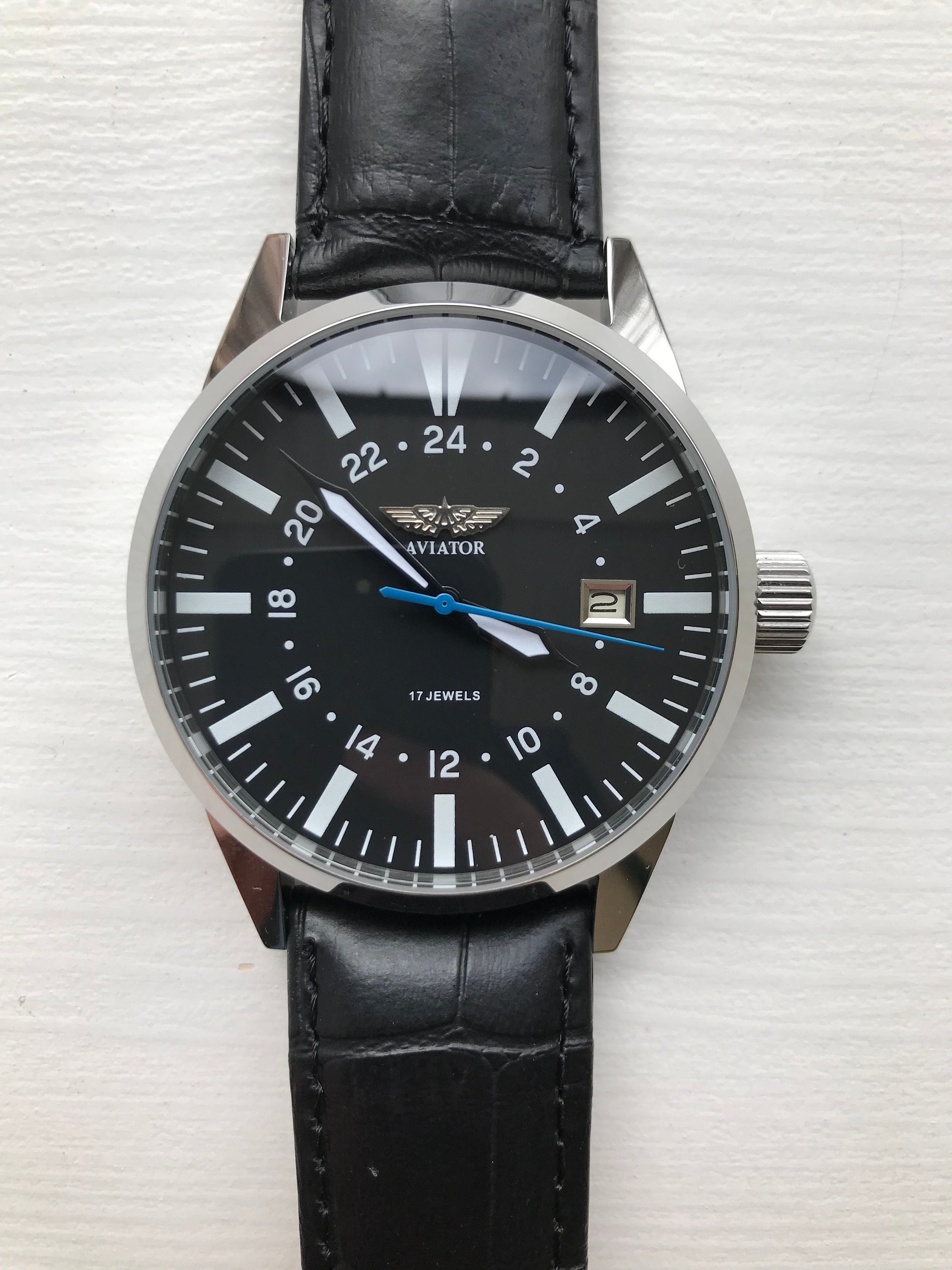 russian aviator pilot watch