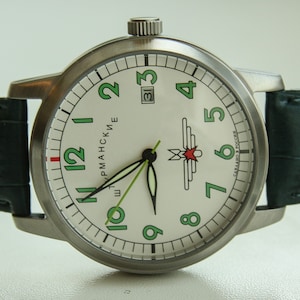 Vintage Sturmanskie Pilot Watch, USSR Mechanical Watch, 42mm