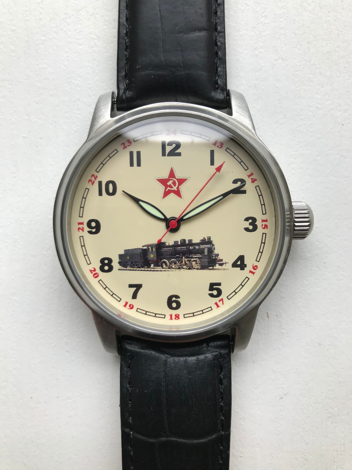Rare Soviet Watch RAKETA Vintage Mens Watch Russian Military Etsy