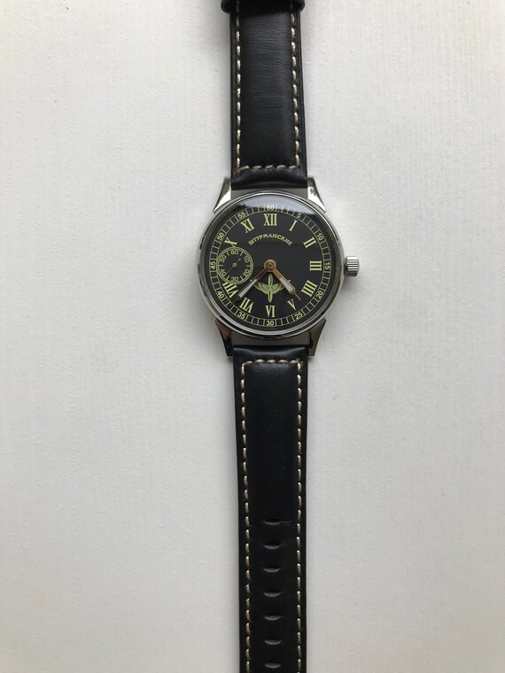 Ultra rare MOLNIJA Sturmanskie wrist watch, Vinta… - image 4