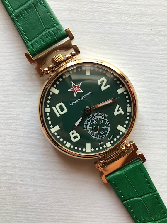 Soviet Watch MOLNIJA Komandirskie Watch Vintage Rare Watch