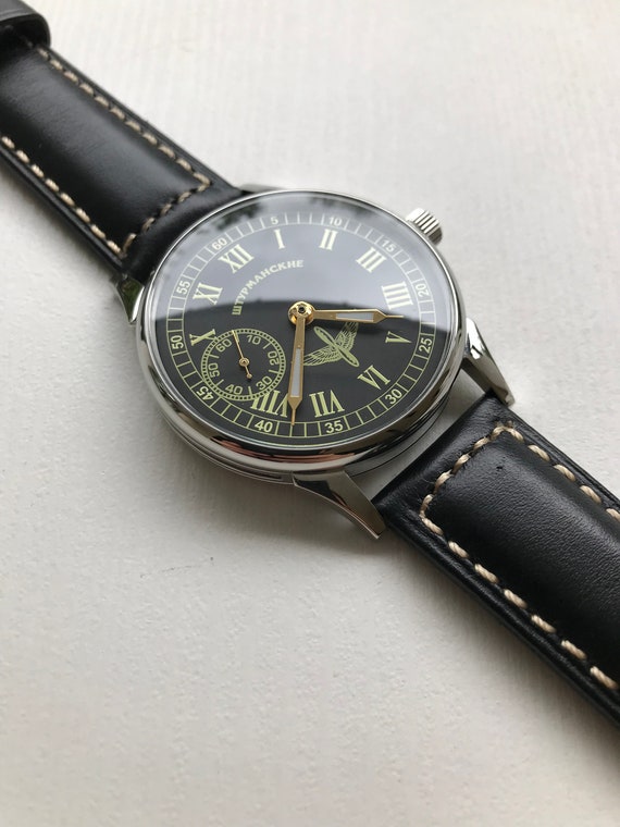 Ultra rare MOLNIJA Sturmanskie wrist watch, Vinta… - image 8