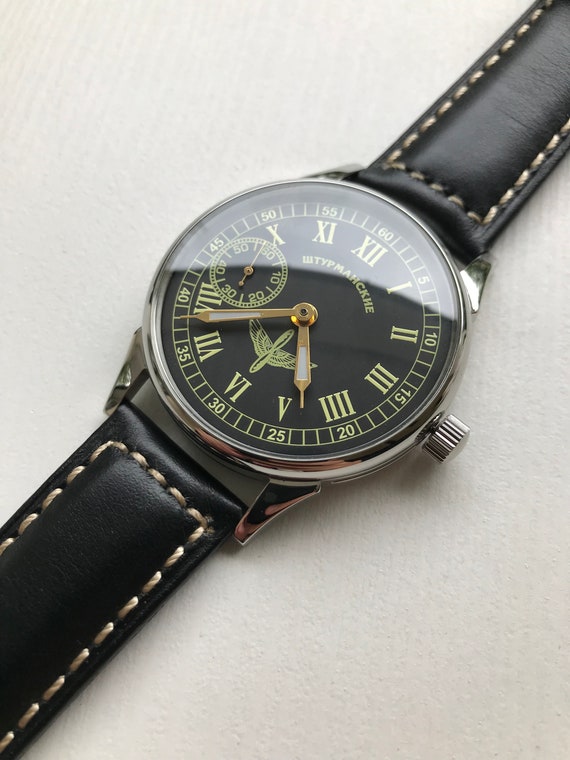 Ultra rare MOLNIJA Sturmanskie wrist watch, Vinta… - image 7