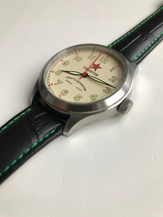 OROLOGIO DA POLSO Sovietico Russo Vostok Komandirskie NAVY URSS 5334