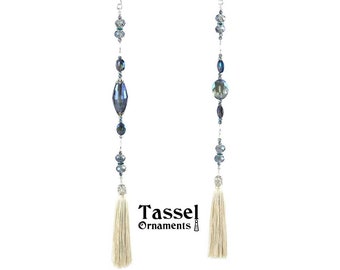 Blue Tassel Ornament