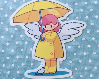 Rainy Angel Sticker