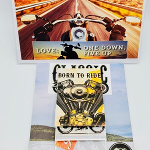 Born To Ride Life's A Journey Biglietto d'auguri per motocicletta Design "Cascata/Keep It Twisted Motorcycle Supply Co. Biglietto d'auguri/Biglietto Cruisin'