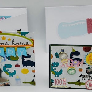 Baby Grußkarten für Baby Showers/It's A Boy Welcome Home Baby Your first Breath nahm ours/It's A Girl Hello, World! 100% Cutie Pie