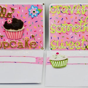 2 Karten für Erwachsene: Hello, Cupcake, Can I Lick Your Icing! Karte für Erwachsene/Craving Something Sweet! Hier bin ich! Erwachsenenkarte/Adult Cards & Cupcakes