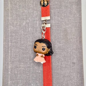 Angelica Schuyler Hamilton Play Figure Elastic Ribbon WrapAround Bookmark/Unisex Gift For Hamilton Play Lovers