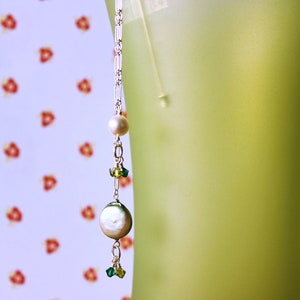 Green Pearl Scarf Pin