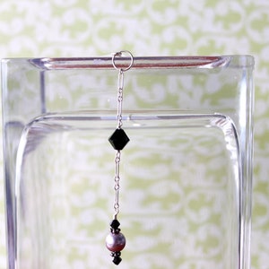 Purple Pearl Scarf Pin