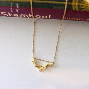 Libra 14k Gold-Filled Zodiac 14&quot; Choker with 3&quot; Extension Chain