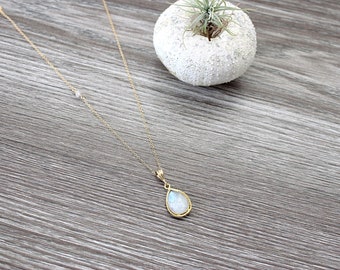 Bollywood-Inspired Bezeled Moonstone 20" Gold-Filled Necklace