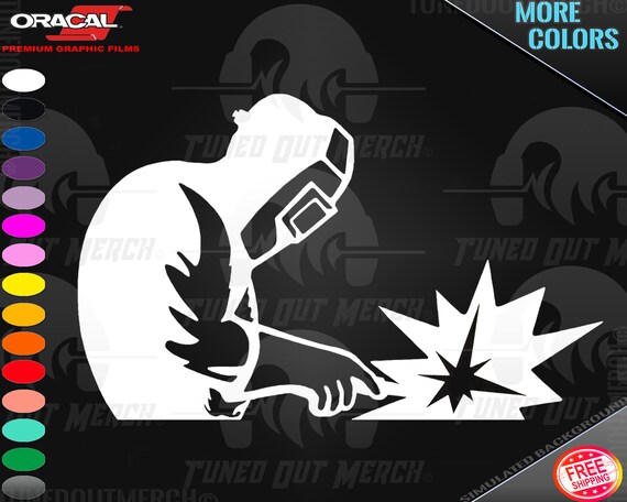Welder Money Welding skull vinyl decal//sticker weld pipeline mig tig arc