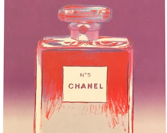 Andy Warhol Chanel No. 5 Postcard, Scent Packet, 1997