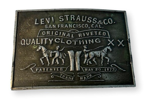 Levi Strauss & Co. San Francisco Brass Plated Met… - image 6