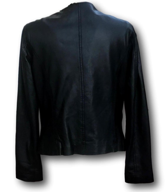 Bod & Christensen  Women's XL Black Leather Fully… - image 2