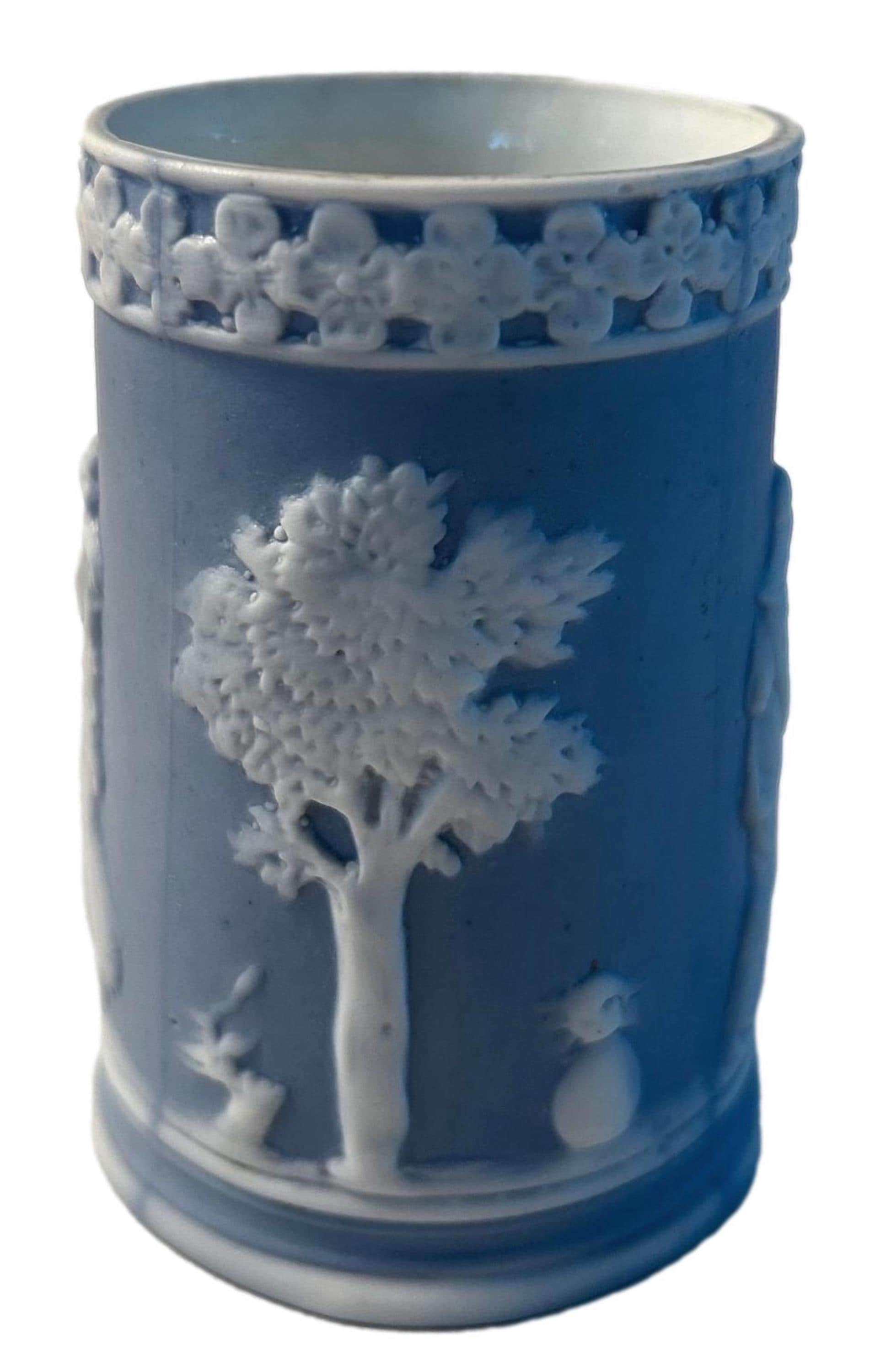 Wedgwood Blue Jasperware Spill Vase - Etsy