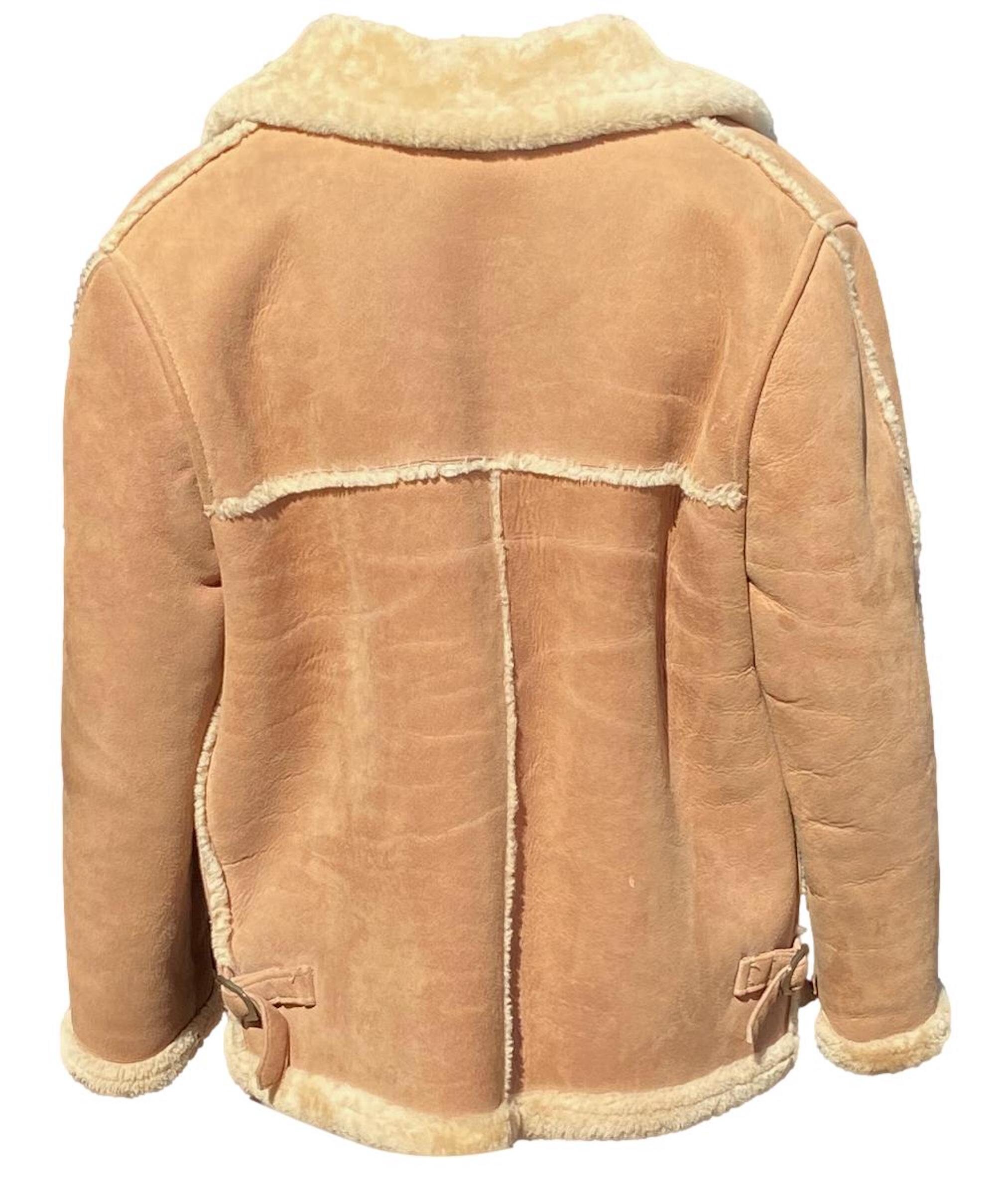 世界の Californian Napa Sawyer Spring Coat Jacket Shearling Lamb ジャケット・アウター