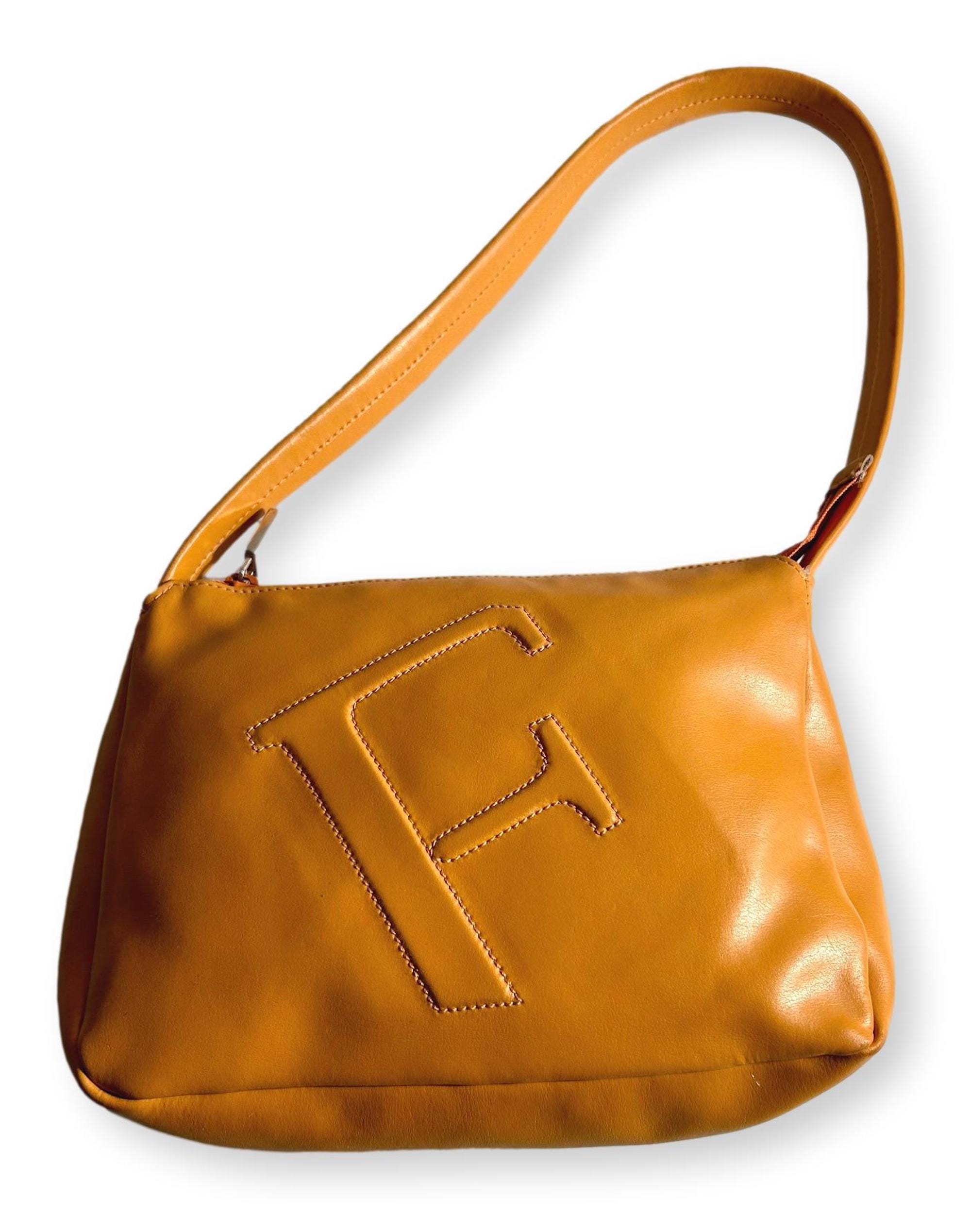 バッグ FURLA vintage lether shoulder bag 90's Vintage Furla Blue Soft Leather Shoulder Bag Made in Italy