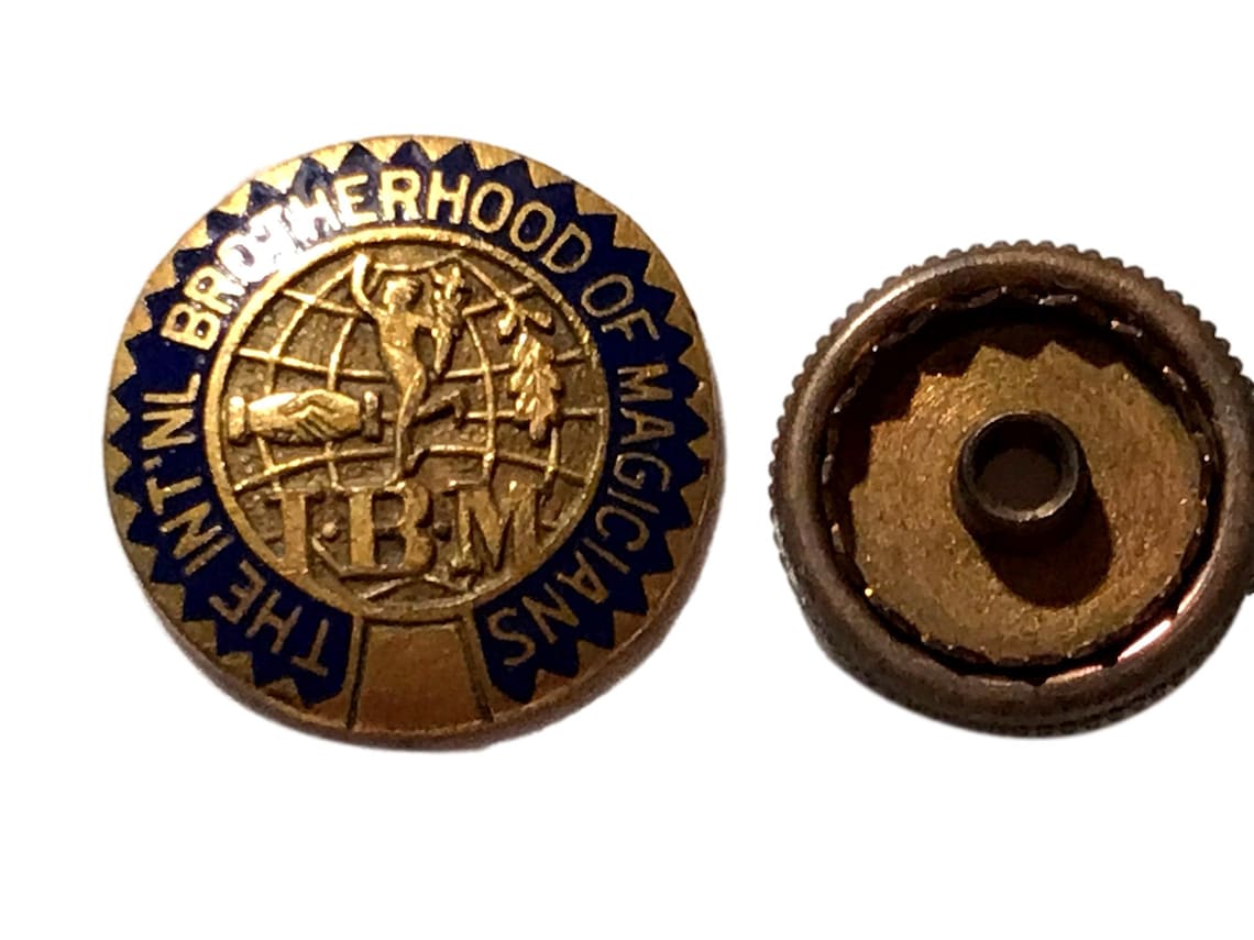 International Brotherhood of Magicians Pin Vintage Very Etsy UK