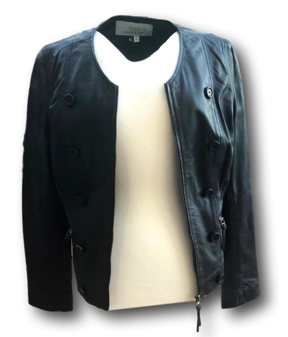Bod & Christensen  Women's XL Black Leather Fully… - image 6