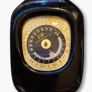 Bertram-Bewi Automat B Light Meter - 1958 - Hard Plastic Case - All Accessories - Vintage
