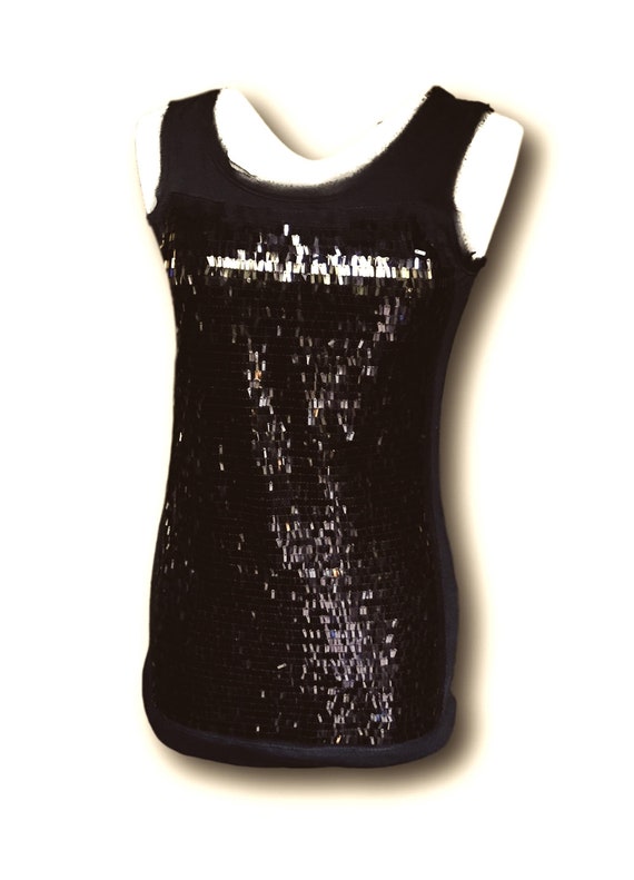 Vera Wang Black Sequin Cocktail Dress - Sleeveless Party Dress XS - Etsy Vera Wang Black Sequin Cocktail Dress - Sleeveless Party Dress XS - Etsy