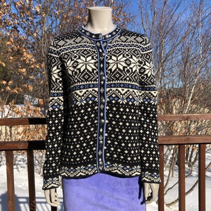 Vintage LL Bean Baumwoll Cardigan M / Vintage LL Bean Pullover / Ski Pullover / Vintage Baumwoll-Cardigan / Baumwoll-Cardigan
