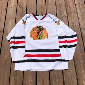 Vintage Chicago Blackhawks Jersey XXL Nummer 10 Vintage Hockey Jersey Sportkleidung Geschenk fur Ihn Herrenmode Etsy