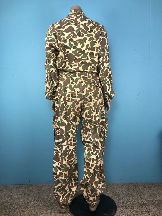 Vintage Camouflage Jumpsuit Womens M - L Mens S -… - image 5