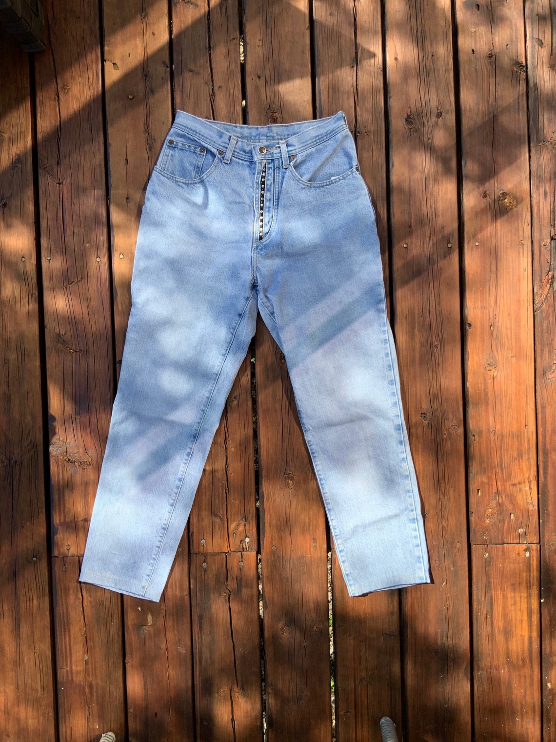 Detailed Vintage SANTANA Jeans 28 | Etsy