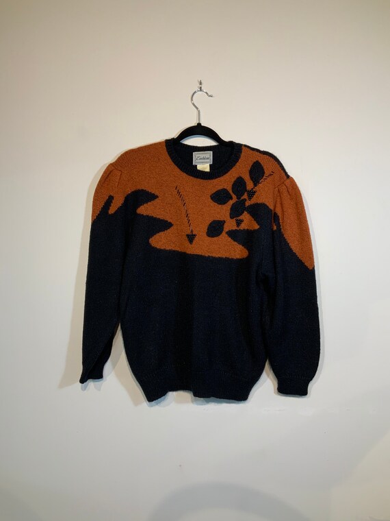 Puff Sleeve Beaded Sweater