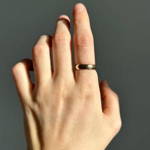 Vintage 10k Gold Patterened Band Ring Size 7 / Etched / Solid Gold / Real Gold / Gift For Her / Gift For Him / Stackable Band Ring