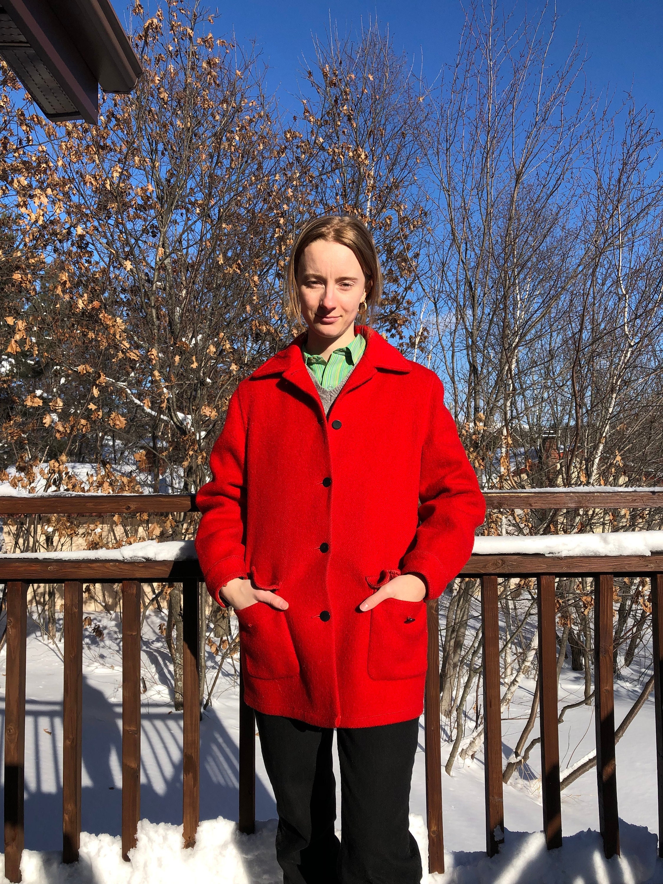 1960 ／ 70s VINTAGE HUDSON ' S BAY ハドソンベイ ウールコート