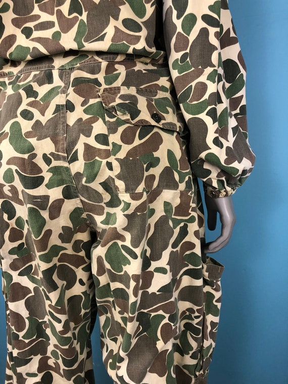 Vintage Camouflage Jumpsuit Womens M - L Mens S -… - image 6