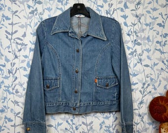 Levi's 70506 Vintage 1970's Orange Tab Denim Jacket, Levi's Denim