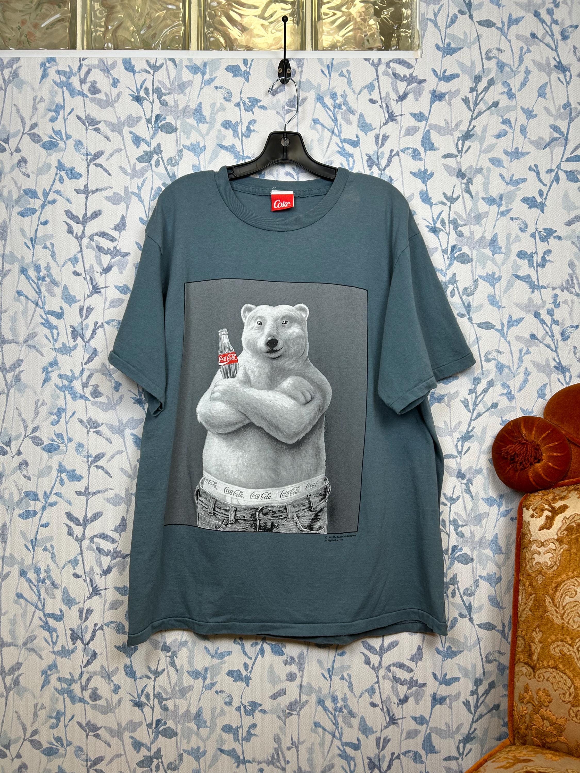ヴィンテージ 1995 コカコーラ ベア T シャツ XL / シングルステッチ 
