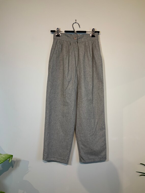 Lines Wool Trousers 26W