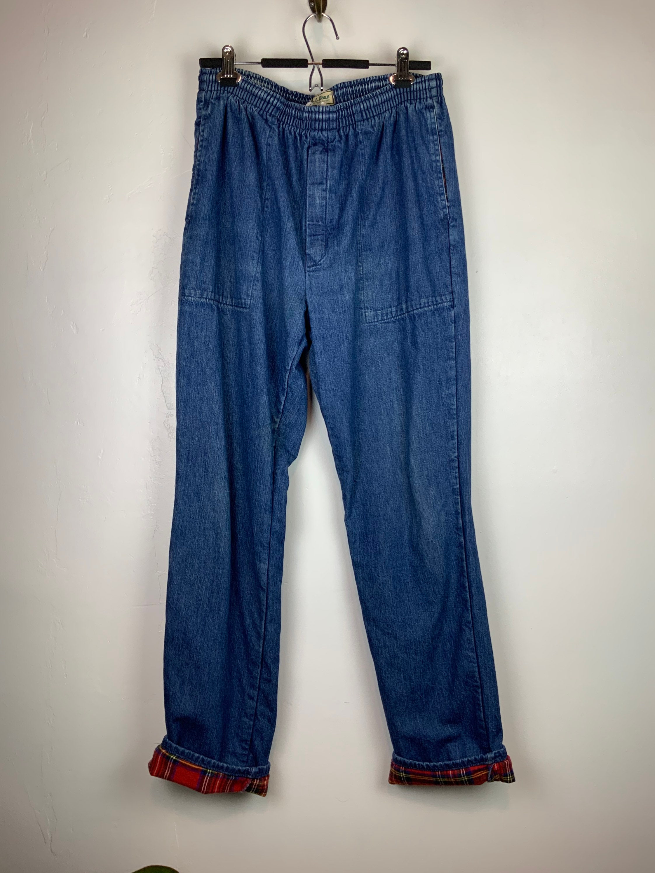 Bean Fleece Lined Jeans 30-36W - Etsy 